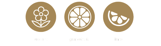 vibrant grapefruit and lime tasting notes