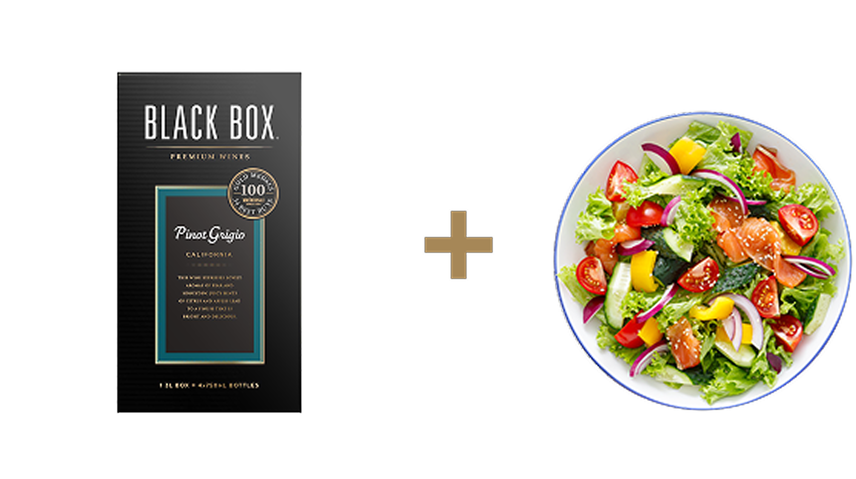 Pinot Grigio and Salad Pairing Image